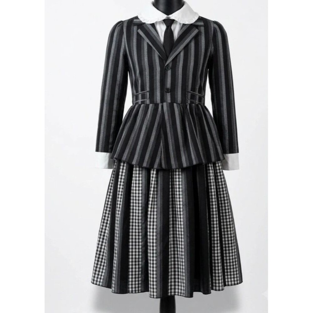 Wednesday Addams Nevermore School Uniform Costume Dress - Size 6T